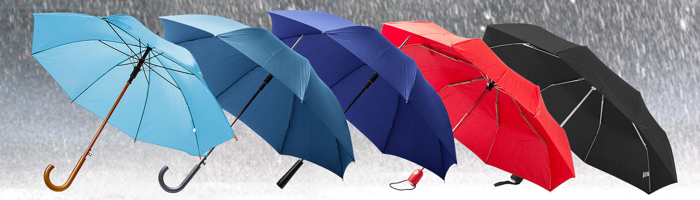 Regenschirme mit Logo-Druck